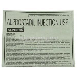 Caverject, Generic Caverject/ Edex/ Muse/ Prostin VR, Alprostadil Information Sheet 2