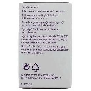 Botox 100 IU Allergan Manufacturer