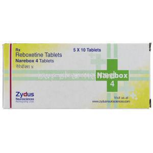 Narebox,  Generic Vespra,  Reboxetine Box