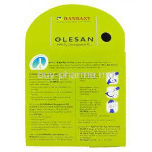 Olesan Nasal Decongestant Oil Information