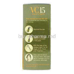 VC 15 Vitamin C Serum usage direction