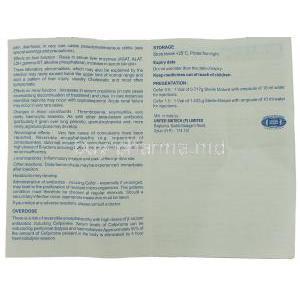 Cefor, Cefpirome 1 gm Injection information sheet 4