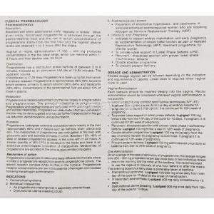 Generic Prometrium, Micronized progesterone information sheet 2