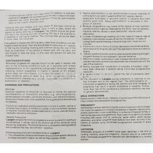 Generic Prometrium, Micronized progesterone information sheet 3