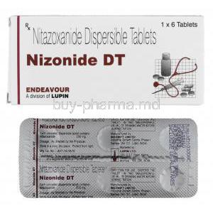 Nizonide DT, Generic Alinia/ Annita, Nitazoxanide 200 mg