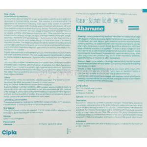 Abamune information sheet 1