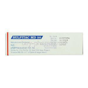 Sulpitac MD, Generic Solian, Amisulpride 50 mg sun pharma manufacturer