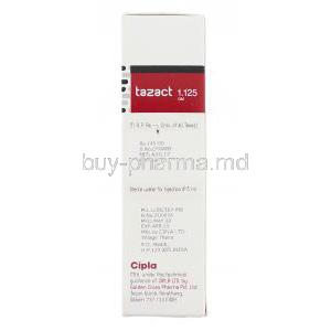 Tazact 1.125, Generic Pipracil, Piperacillin/ Tozobactum  Injection Cipla manufacturer