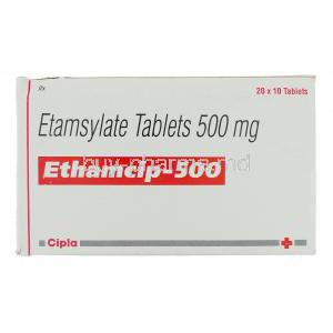Ethamcip 500, Etamsylate 500 mg box
