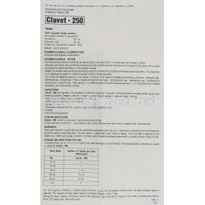 Clavet, Generic Synulox , Amoxicillin/  Clavulanate information sheet 1