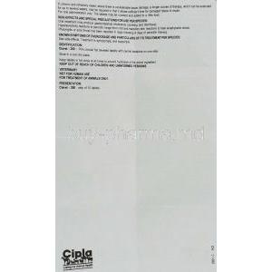 Clavet, Generic Synulox , Amoxicillin/  Clavulanate information sheet 2
