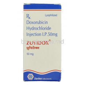 Zuvidox, Generic Doxil; Rubex, Doxorubicin  injection  box