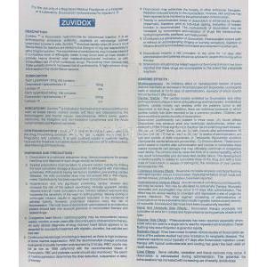 Zuvidox, Generic Doxil; Rubex, Doxorubicin  injection information sheet 1