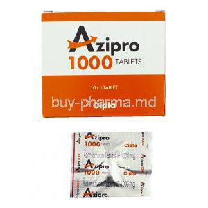 Azipro, Generic Zithromax, Azithromycin 1000 mg