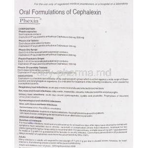 Phexin Paediatric Drops information sheet 1