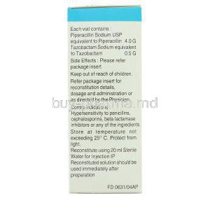 Zobactin Injection box composition