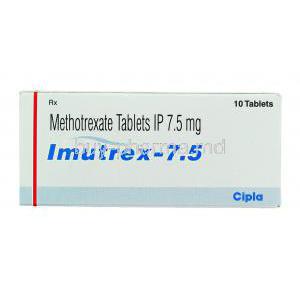 Imutrex, Generic  Rheumatrex , Methotrexate 7.5 mg box