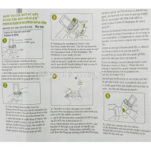 Levolin, Generic Xopenex, Levosalbutamol Rotacaps information sheet 3