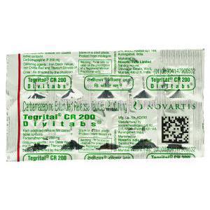 TEGRITAL CR 200 mg Norvatis packaging