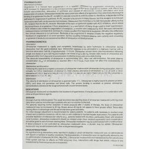 Benitec, Olmesartan  40 mg information sheet 2