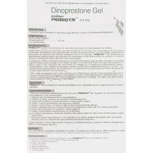 Primigyn, Dinoprostone Gel information sheet 1