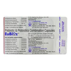 Eubioz, Lactobacillus (Prebiotic and Probiotics) packaging
