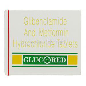 Glucored, Generic Glucovance, Glibenclamide 2.5 mg/ Metformin 400 mg Box