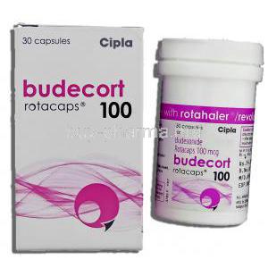 Budecort, Generic  Pulmicort,  Budesonide 100 Mcg Rotacaps   (Cipla)