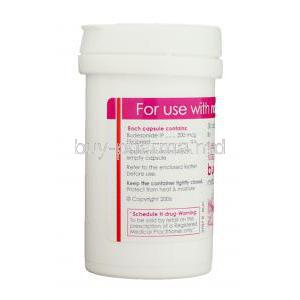 Budecort, Generic  Pulmicort, Budesonide 200 mcg container information