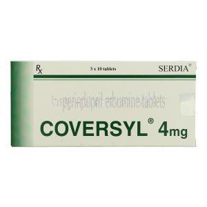 Coversyl, Generic  Aceon, Perindopril 4 mg