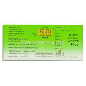 Sallaki, Boswellia Serrata 600 Mg Tablet (Gufic)