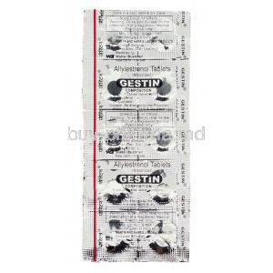 Gestin, Allylestrenol 5 mg tablet