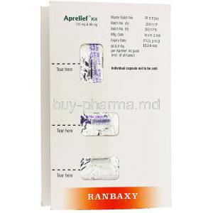 Aprelief Kit, Generic  Emend, Aprepitant 125 mg and 80 mg Capsule