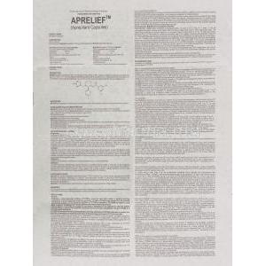 Aprelief Kit, Generic  Emend, Aprepitant 125 mg and 80 mg information sheet 1
