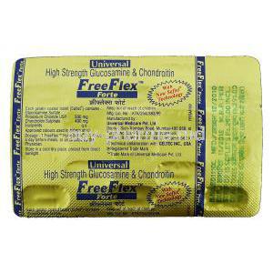 FreeFlex Forte, Glucosamine 500 mg/ Chondroitin 400 mg packaging
