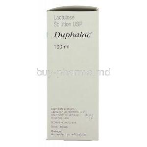 Duphalac, Generic Chronulac, Lactulose Solution  box composition