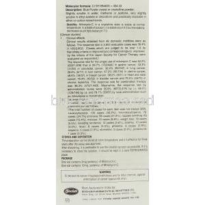 Mitomycin-C, Generic Mitozytrex/ Mutamycin, Mitomycin injection information sheet 3