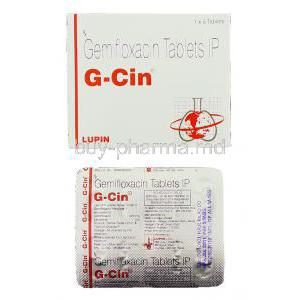 G-Cin, Generic  Factive, Gemifloxacin 320 mg