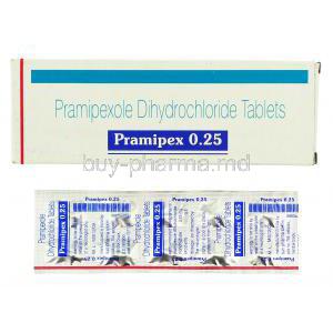 Pramipex, Generic Mirapex/ Pramipex, Pramipexole 0.25 mg