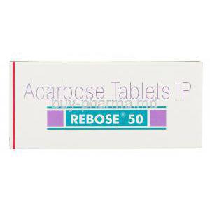 Rebose, Generic Precose, Acarbose 50 mg