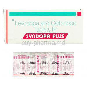 Syndopa Plus, Generic  Sinemet, Carbidopa 25 mg/ Levodopa 100 mg