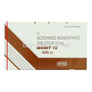 Monit, Generic  Imdur, Isosorbide Mononitrate 10 mg box