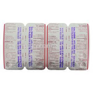 Monit, Generic  Imdur, Isosorbide Mononitrate 10 mg packaging