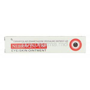 Nebracin-DM, Generic Tobradex, Tobramycin and Dexamethasone Eye Ointment  box