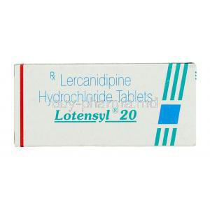 Lotensyl, Lercanidipine 20 mg box