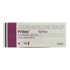 Prilox, Generic Emla,  Lidocaine/ Prilocaine Cream