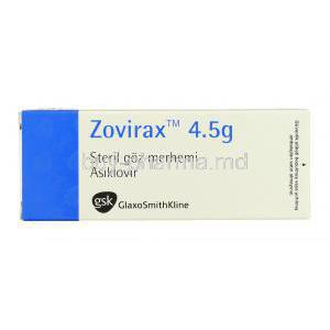 Zovirax Eye Ointment box