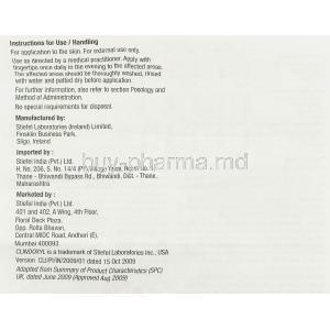 Clindoxyl Once Daily Gel information sheet 7