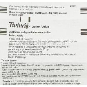Twinrix Syringe Information Sheet 1