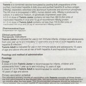 Twinrix Syringe Information Sheet 2